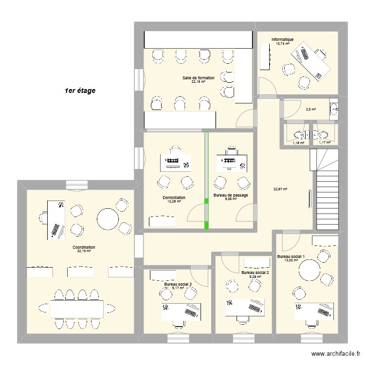 20250306-Plans. Plan de 30 pièces et 413 m2