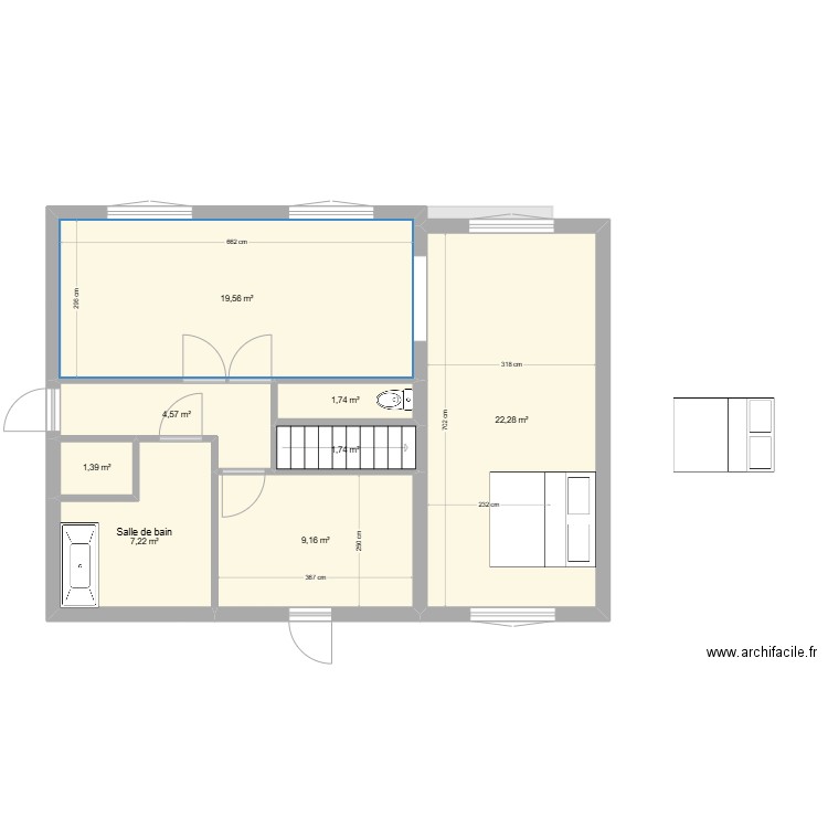 sucy ytrest. Plan de 20 pièces et 171 m2