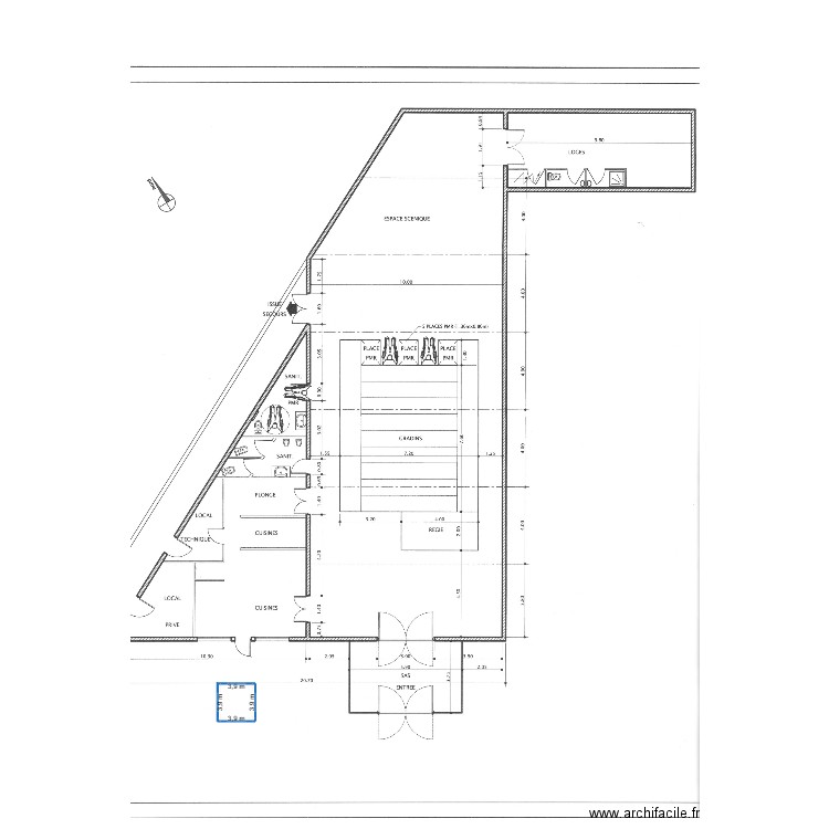 CHALET SALLE DE BEGLES. Plan de 0 pièce et 0 m2