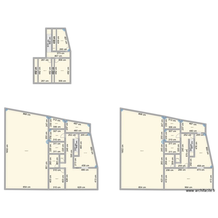 MAISON FUILET. Plan de 27 pièces et 536 m2