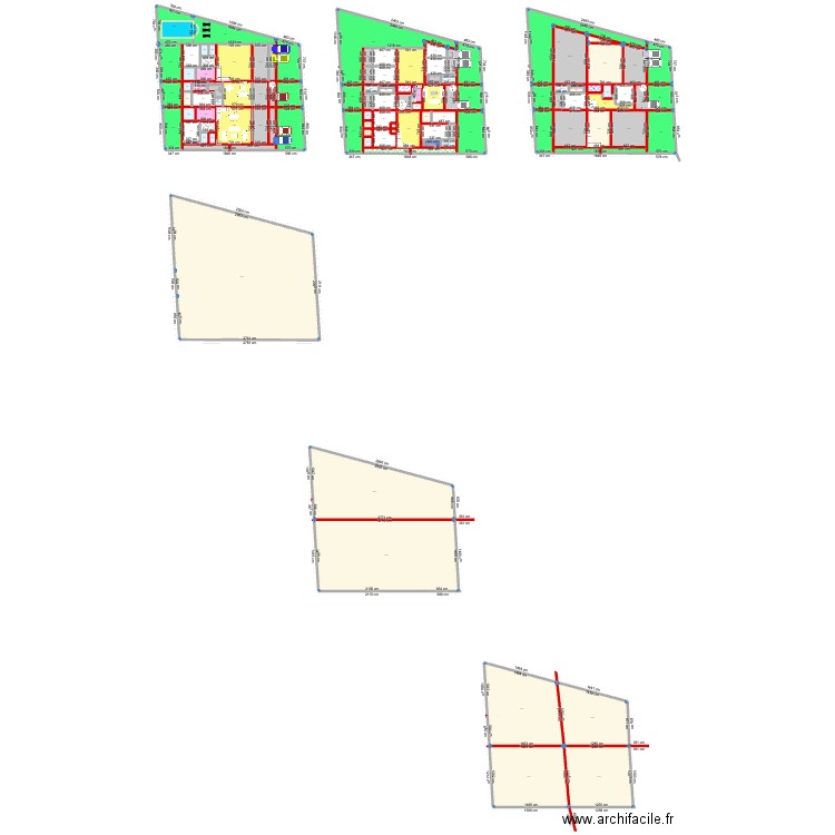 Plan Feh Kesse. Plan de 118 pièces et 4000 m2