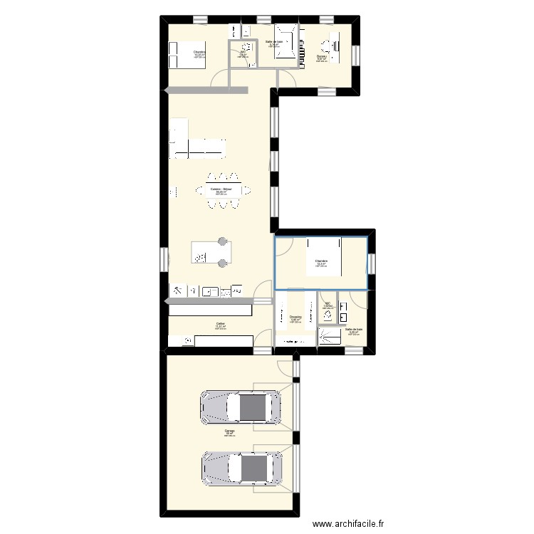 PLAN MAISON. Plan de 13 pièces et 347 m2