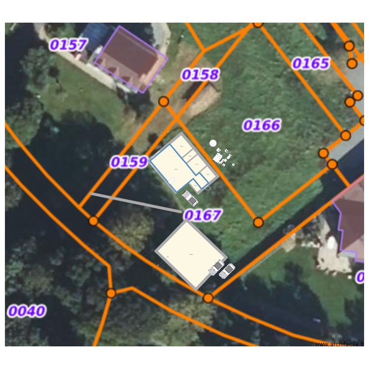 Maison Maroué Loge 2. Plan de 7 pièces et 190 m2