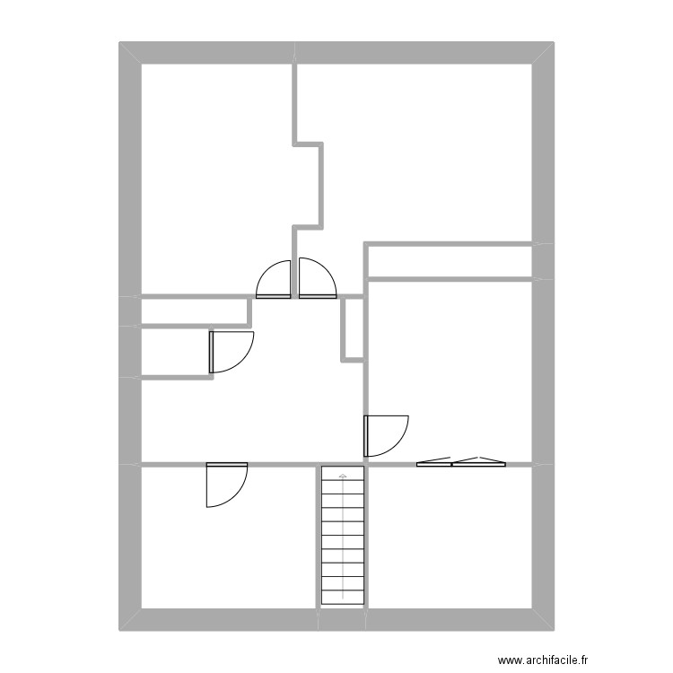 Scarparo. Plan de 11 pièces et 74 m2