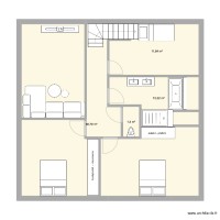 GRAND DUPLEX MODELE 2 bis  CHAMBRE 2