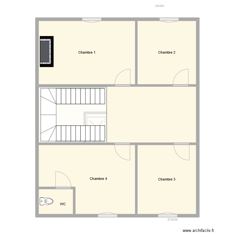 PERALDI. Plan de 16 pièces et 255 m2