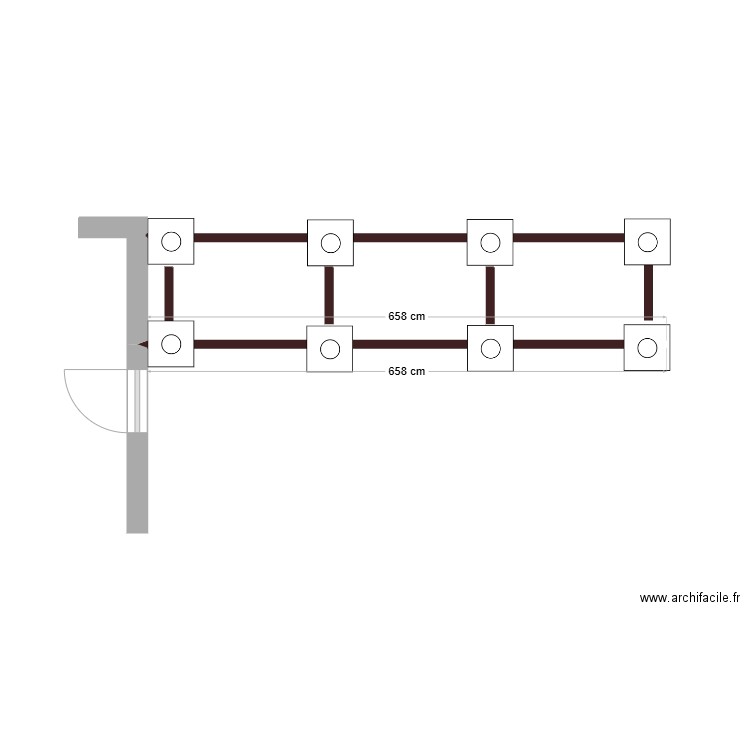 jardin. Plan de 0 pièce et 0 m2