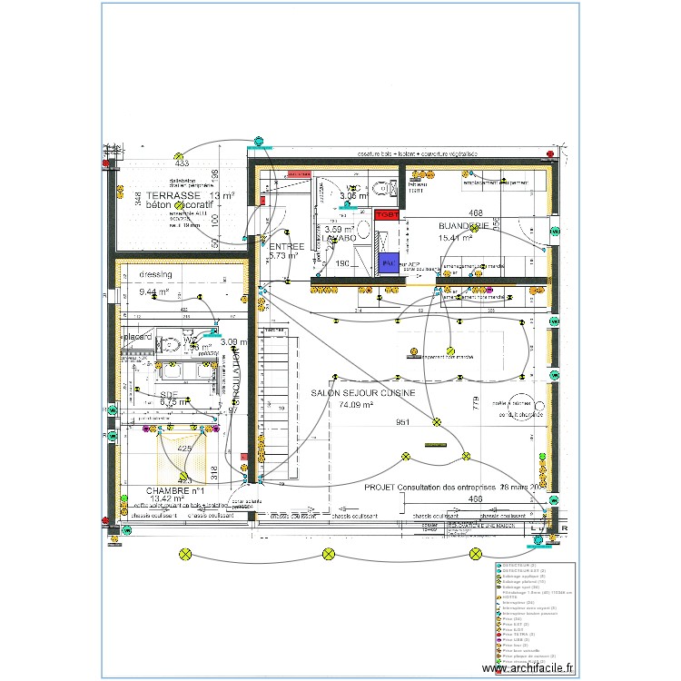 DIDELON RDC ETANG. Plan de 0 pièce et 0 m2