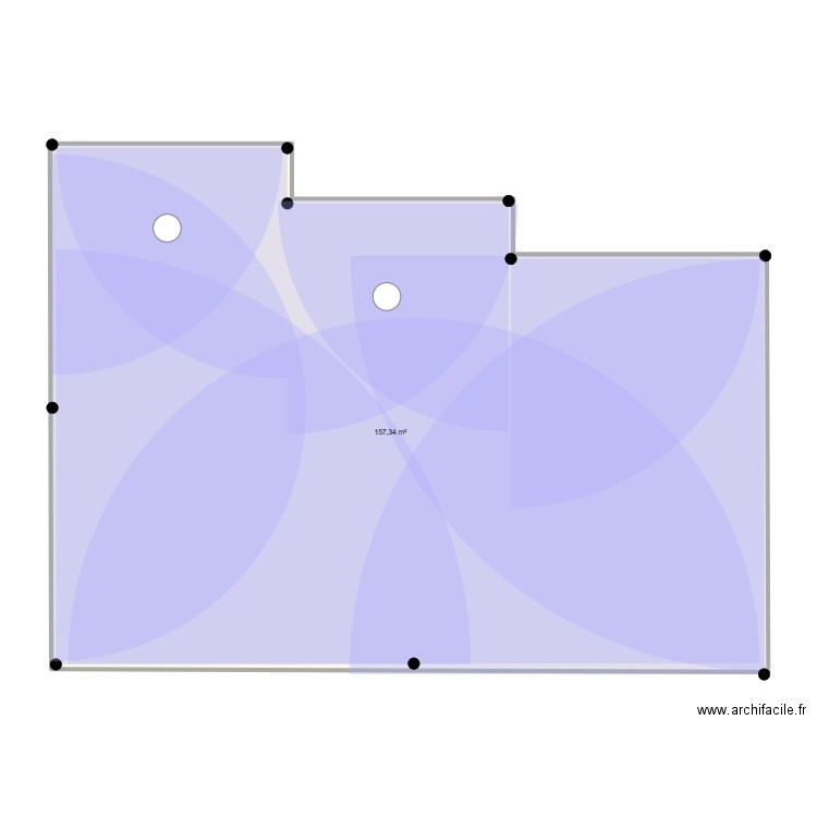 Plan arrosage. Plan de 1 pièce et 157 m2