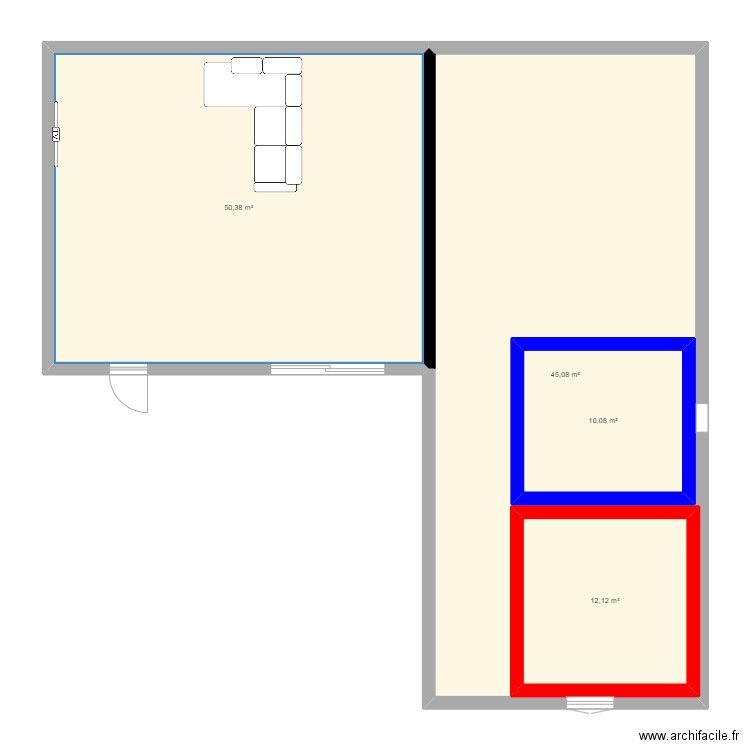 maison. Plan de 4 pièces et 147 m2