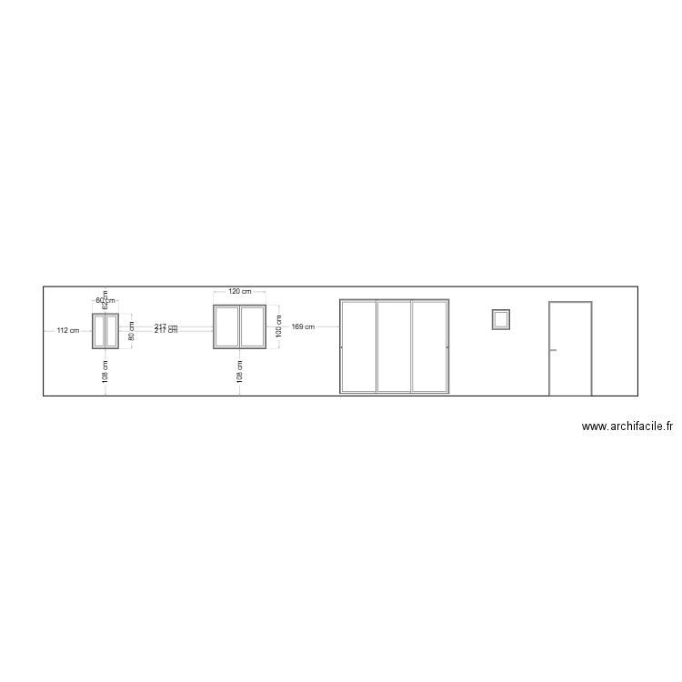 plan de facade RICHEBOURG. Plan de 0 pièce et 0 m2