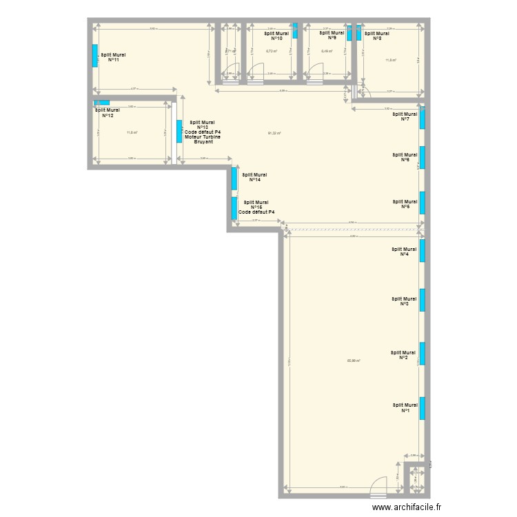 KepCool Saint Joseph . Plan de 7 pièces et 217 m2