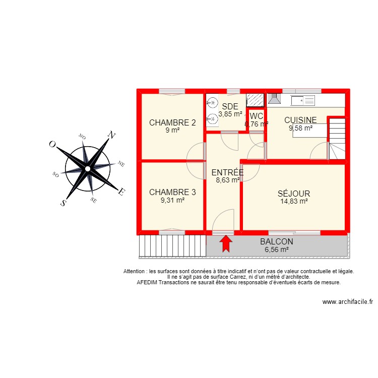 BI 21083 - . Plan de 20 pièces et 228 m2