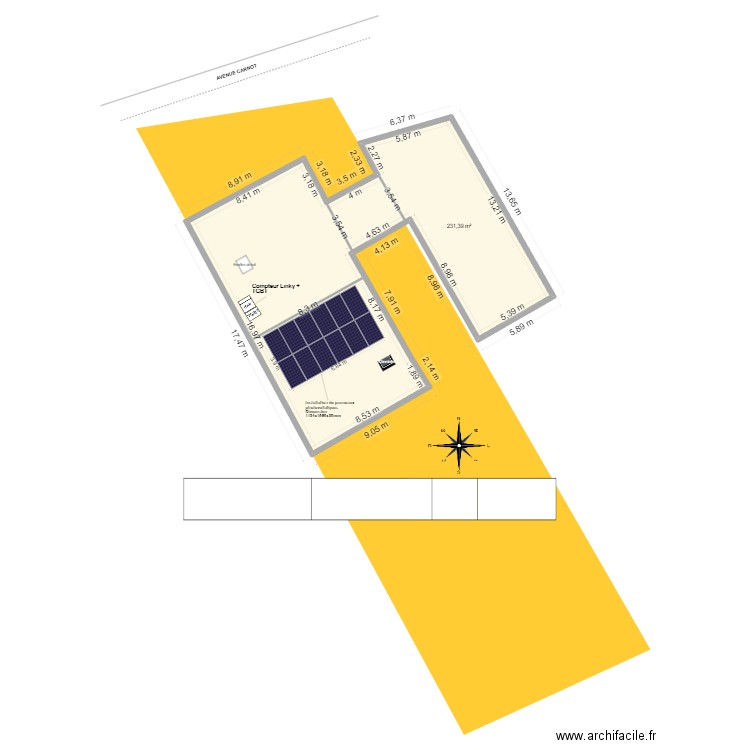 PLAN M PATERNOSTRE. Plan de 1 pièce et 231 m2