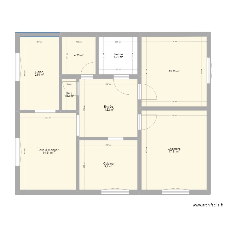 Plan Saint Maurice. Plan de 18 pièces et 229 m2