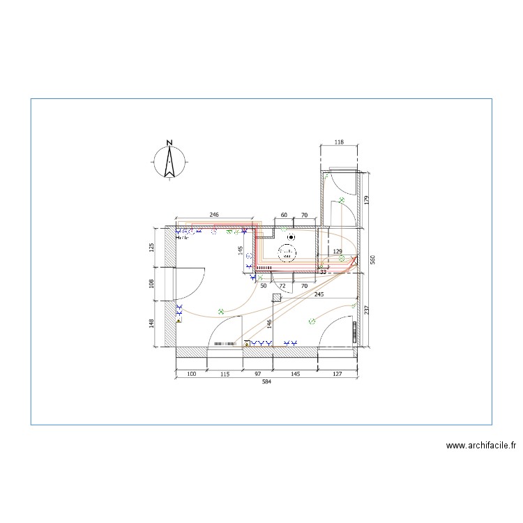 Parret - Rochejean 2. Plan de 0 pièce et 0 m2