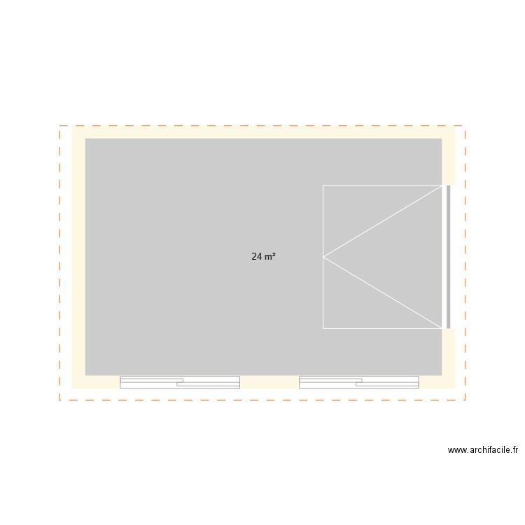 garage. Plan de 0 pièce et 0 m2