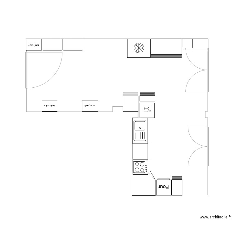 cuisinemeuble. Plan de 0 pièce et 0 m2