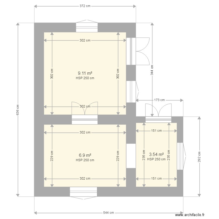 trano 2. Plan de 0 pièce et 0 m2