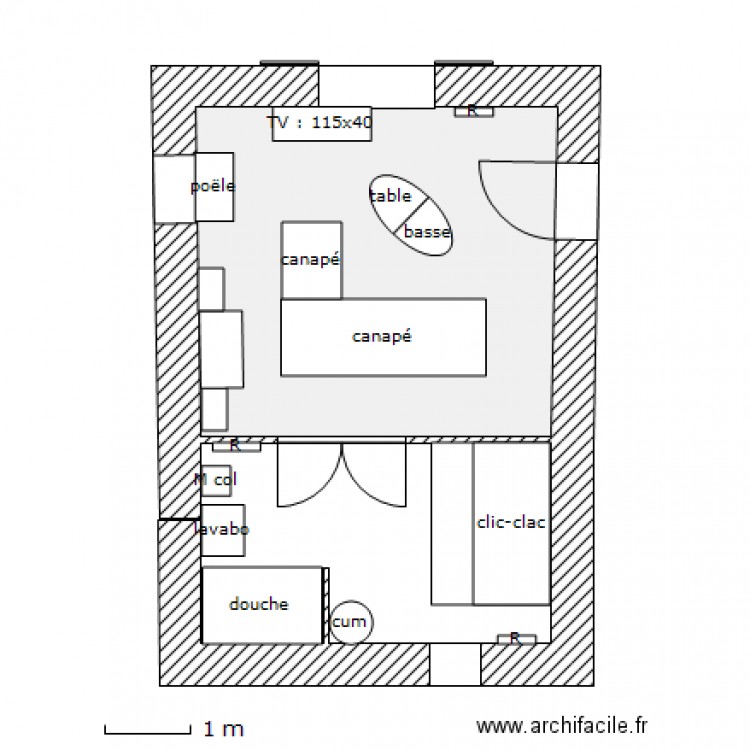 boutique. Plan de 0 pièce et 0 m2