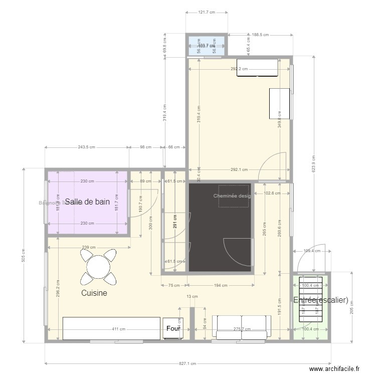 maison. Plan de 0 pièce et 0 m2