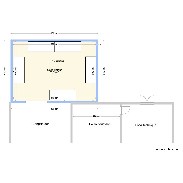 BAL Ext Congél Arr . Plan de 0 pièce et 0 m2