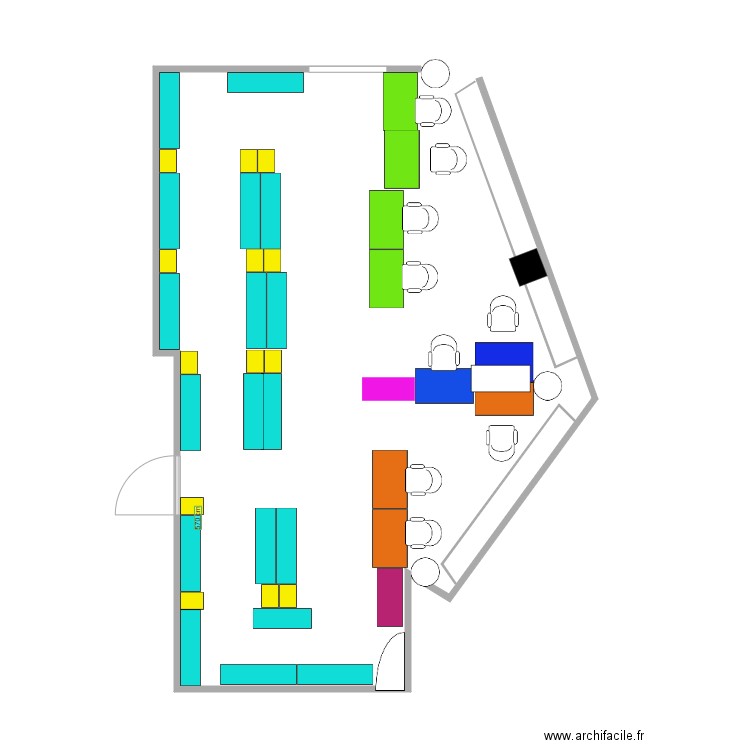 salle prépa BNF 5. Plan de 0 pièce et 0 m2