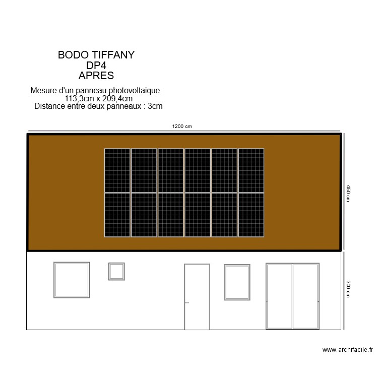 BODO TIFFANY DP4. Plan de 1 pièce et 52 m2