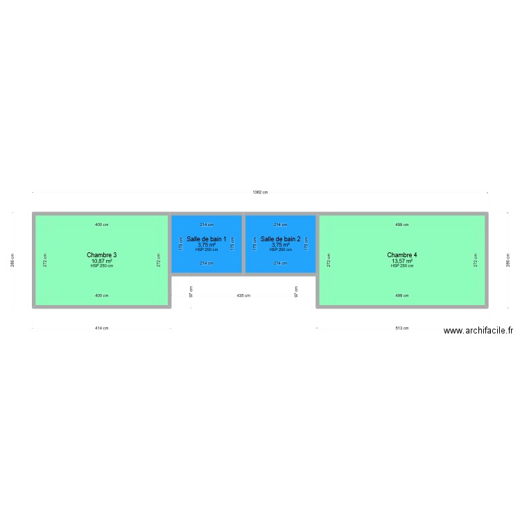 appart v2. Plan de 0 pièce et 0 m2