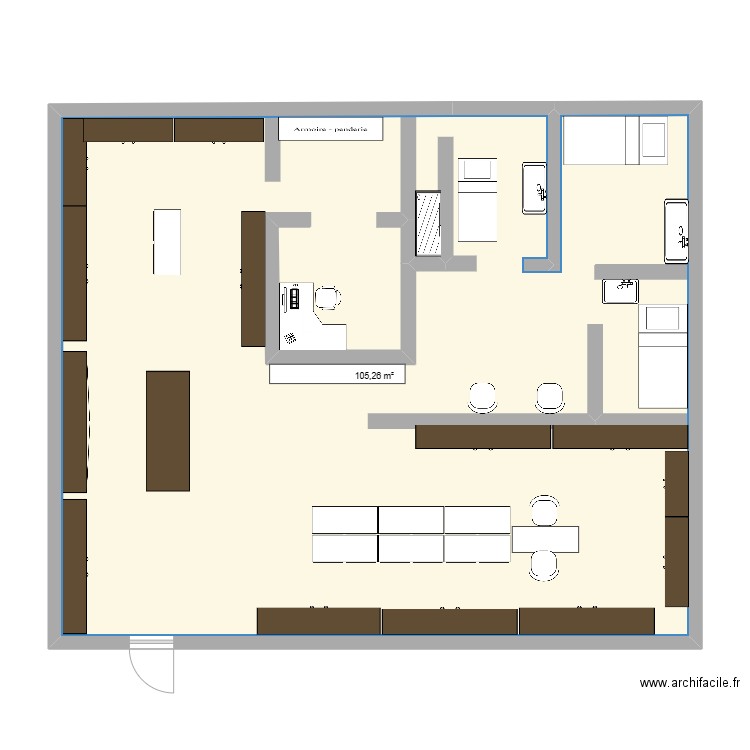 Plan institut. Plan de 0 pièce et 0 m2