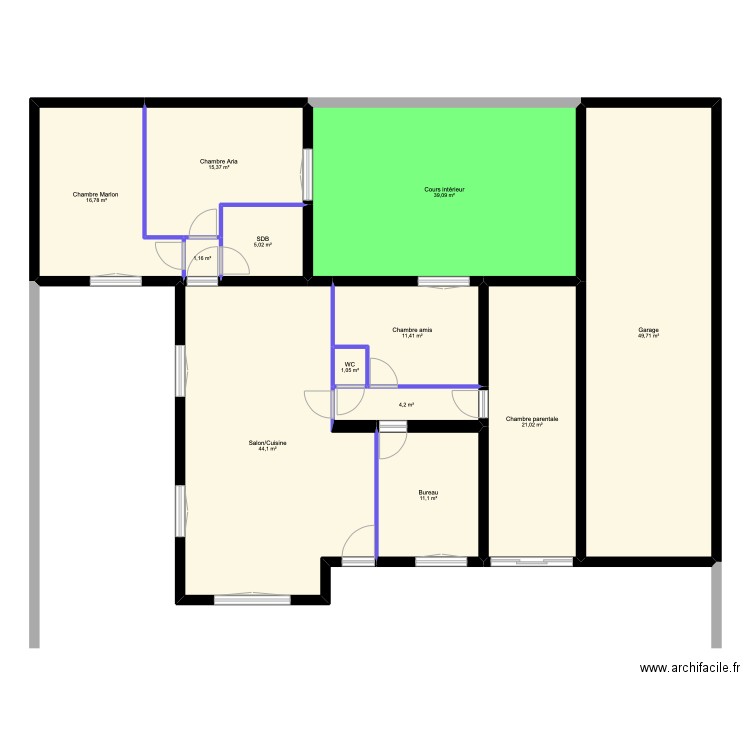 Castillon N°1. Plan de 0 pièce et 0 m2