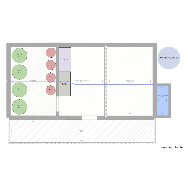 PRESSOIR 2024. Plan de 5 pièces et 226 m2