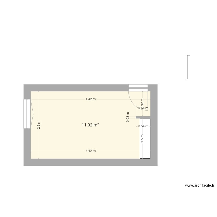 Nouvelle chambre . Plan de 0 pièce et 0 m2