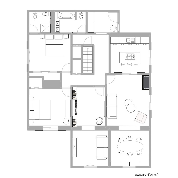 Haut 115. Plan de 0 pièce et 0 m2