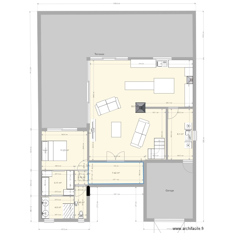 MAISON 8. Plan de 0 pièce et 0 m2