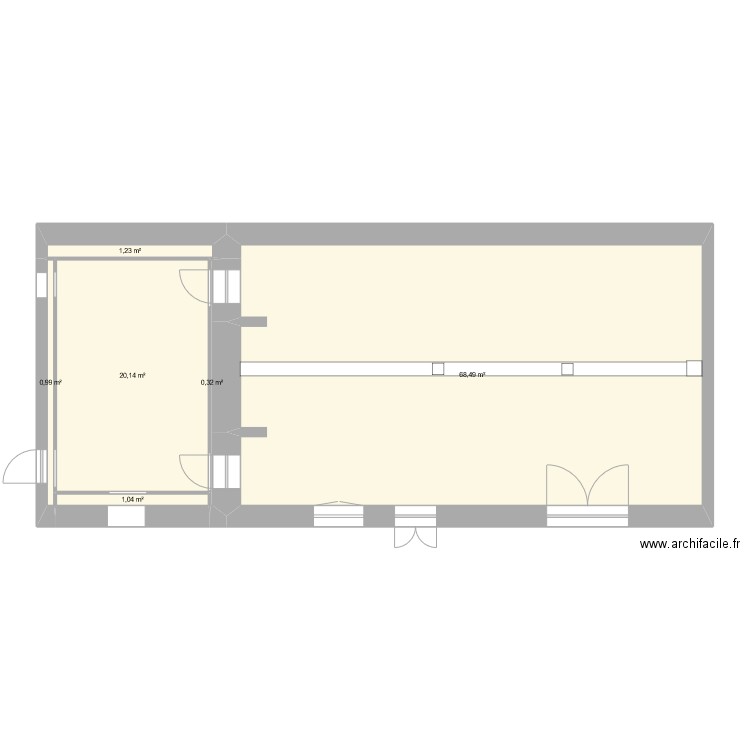 MAISON DE FAMILLE EXISTANT 1. Plan de 9 pièces et 193 m2