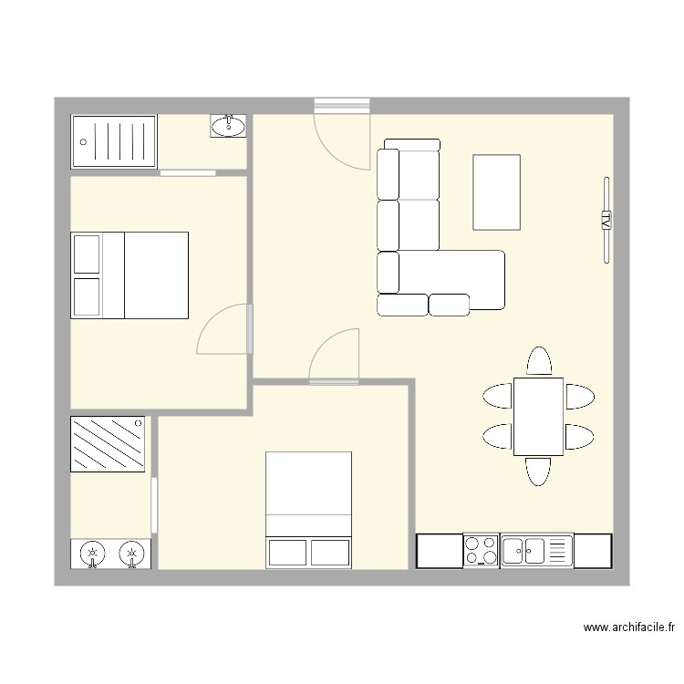 23 route chateauneuf. Plan de 0 pièce et 0 m2