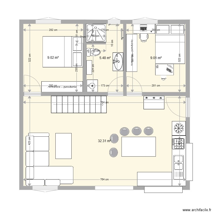  MAISON. Plan de 0 pièce et 0 m2