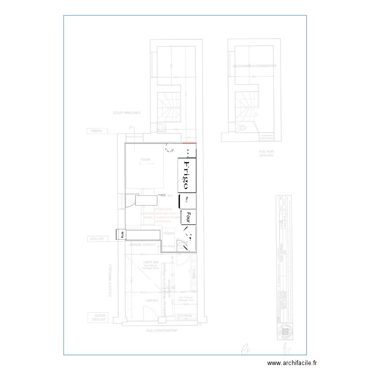 boutique. Plan de 0 pièce et 0 m2