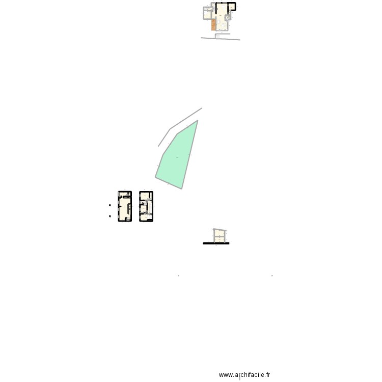 Planta existente2. Plan de 0 pièce et 0 m2