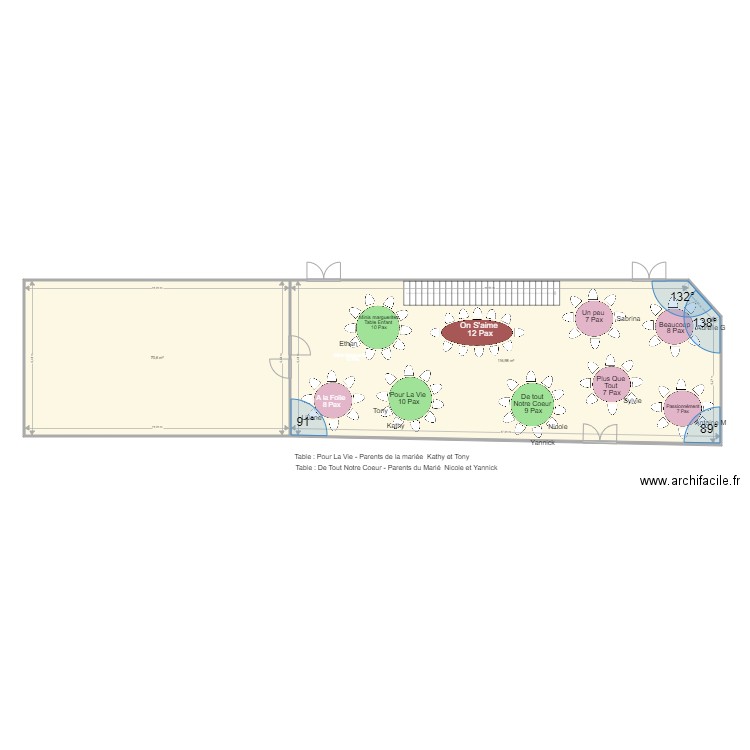 Plan Puyrigaud. Plan de 2 pièces et 188 m2