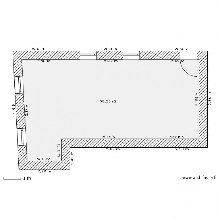 RDC n4 sans mur. Plan de 0 pièce et 0 m2