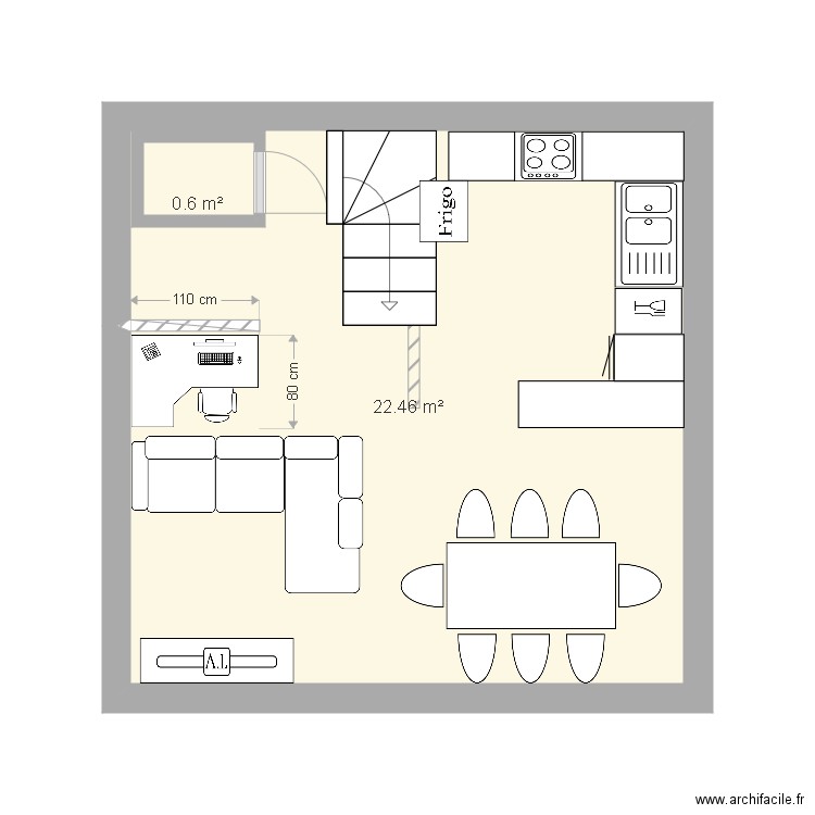 rdc. Plan de 0 pièce et 0 m2