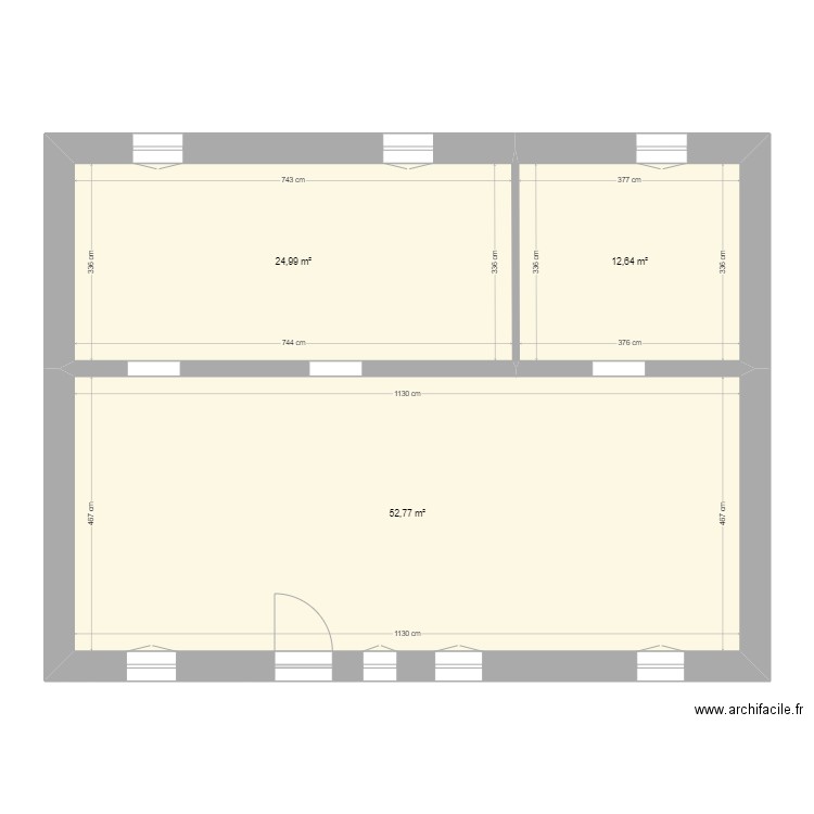 L'ouchette. Plan de 0 pièce et 0 m2