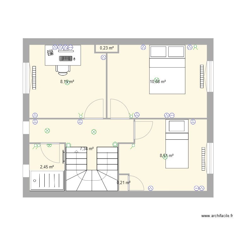 seb 1 er étage. Plan de 0 pièce et 0 m2