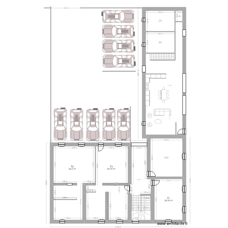 LYCEE SAINT ETIENNE3. Plan de 10 pièces et 323 m2