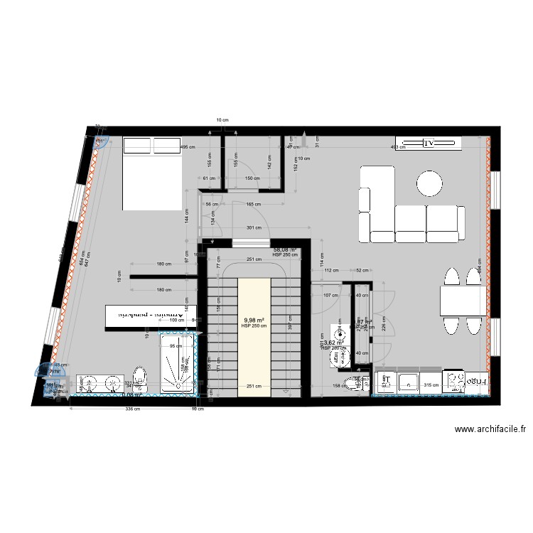 ST MICHEL 10. Plan de 0 pièce et 0 m2