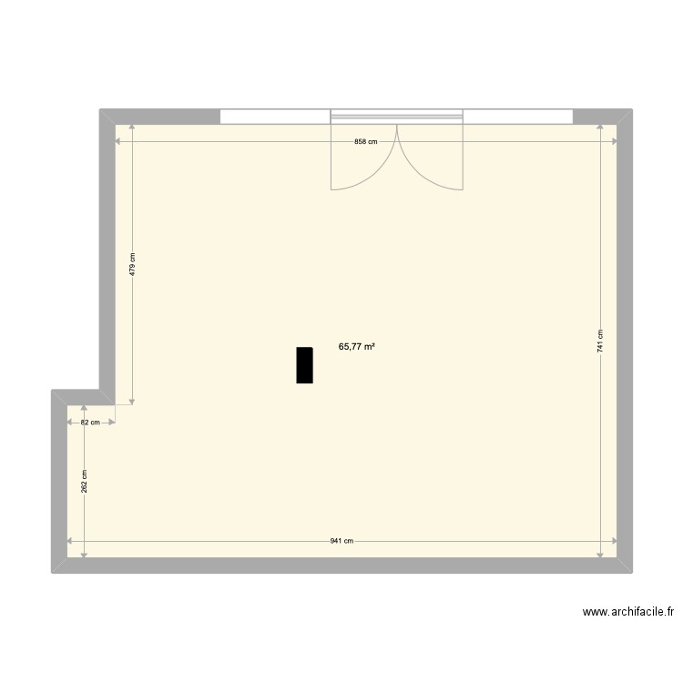 local vierge. Plan de 0 pièce et 0 m2