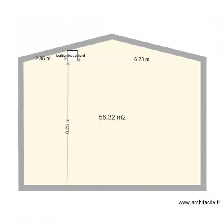 FACE Nord. Plan de 0 pièce et 0 m2