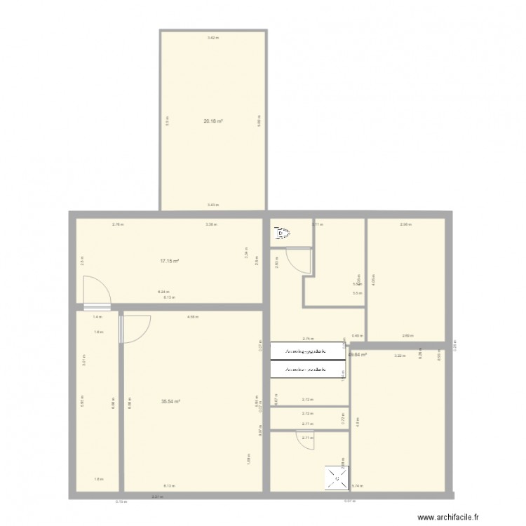 christelleetage. Plan de 0 pièce et 0 m2